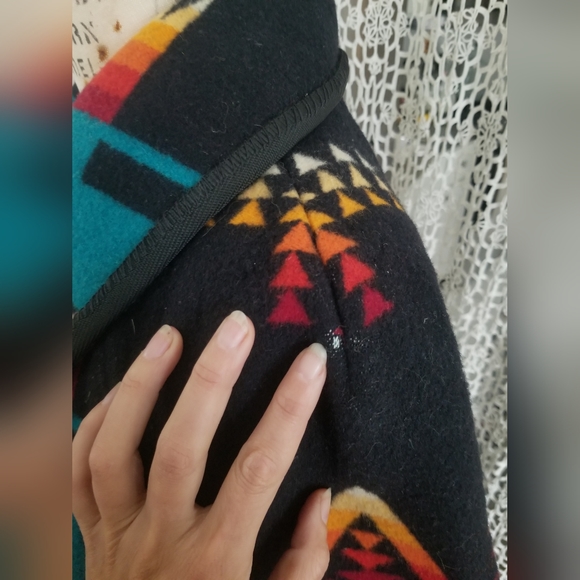 Pendleton Coat 1970s Vintage Beaver State made by Claudine Fairbanks - Picture 10 of 17